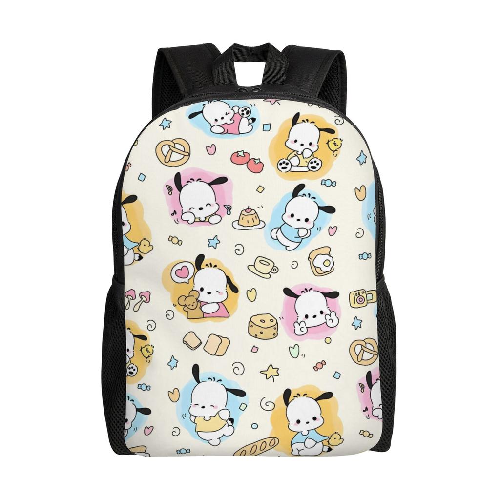 P-Pochaccoes Backpacks for Women Men School College Student Bookbag Fits 15 Inch Laptop Dog Cartoon Bags
