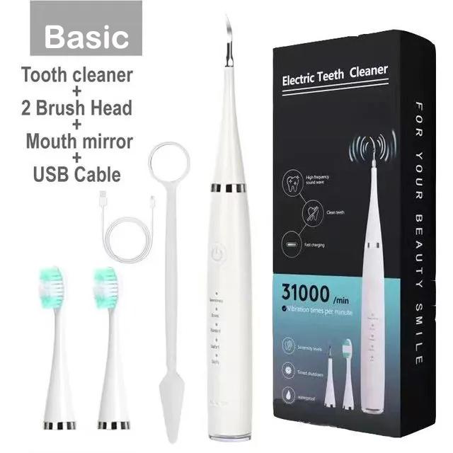 Sonic Rechargeable Electric Toothbrushes Teeth Cleaner Whitening Instrument Waterproof USB Fast Charging Device For Dental Brush