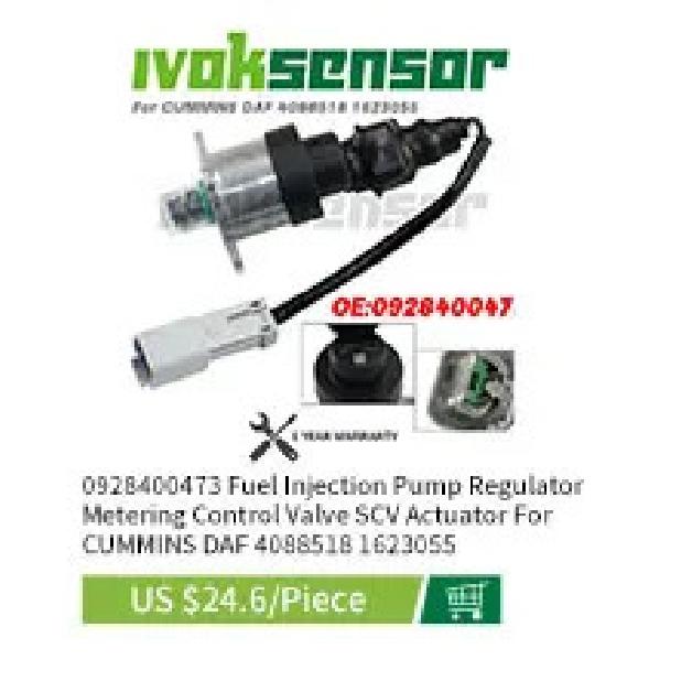 Diesel CR Fuel Injection High Pressure Pump Regulator Inlet Metering Suction Control Valve For MB MERCEDES-BENZ SMART 0928400693