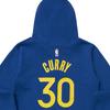 Nike NBA Golden State Warriors Curry 30 Letter Pattern Printed Crew Neck Hoodie Kids Hoodies Blue 3Z2B7FDE2-WARSC