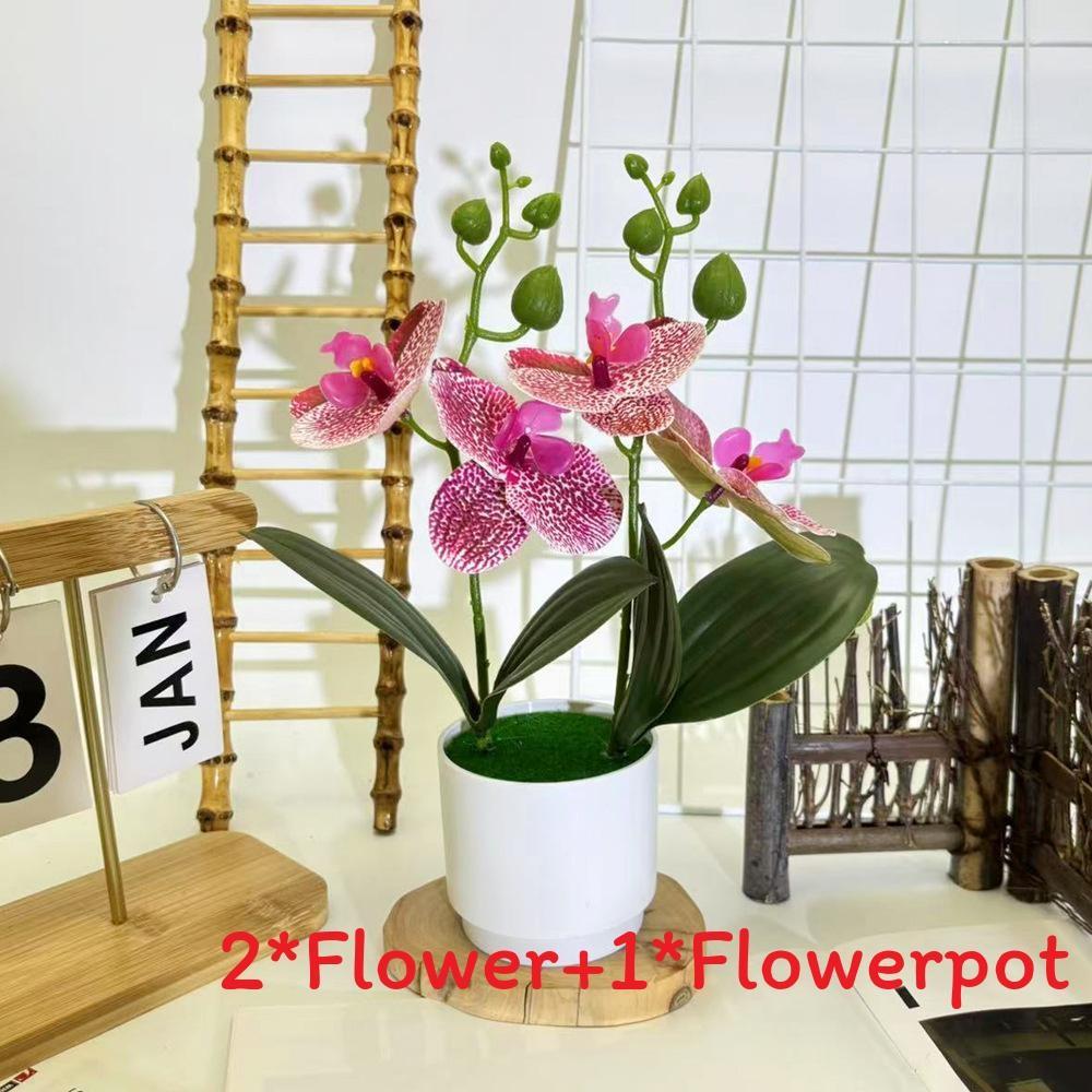 Artificial Phalaenopsis Flowers Decorative Plant For Home And Decoration Event