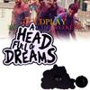 Stylowa przypinka / odznaka z albumu muzycznego Coldplay Dream Overload Prezent dla fana w kolorze czarnym