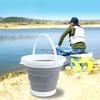 10LPortable Folding Water Bucket,car Outdoor Fishing Bucket,travel and Household Multi-purpose expandable Bucket Car Wash Bucket