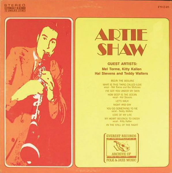 

LP Record ARTIE SHAW Artie Shaw FS248 EVEREST RECORD 1972 US Jazz Used