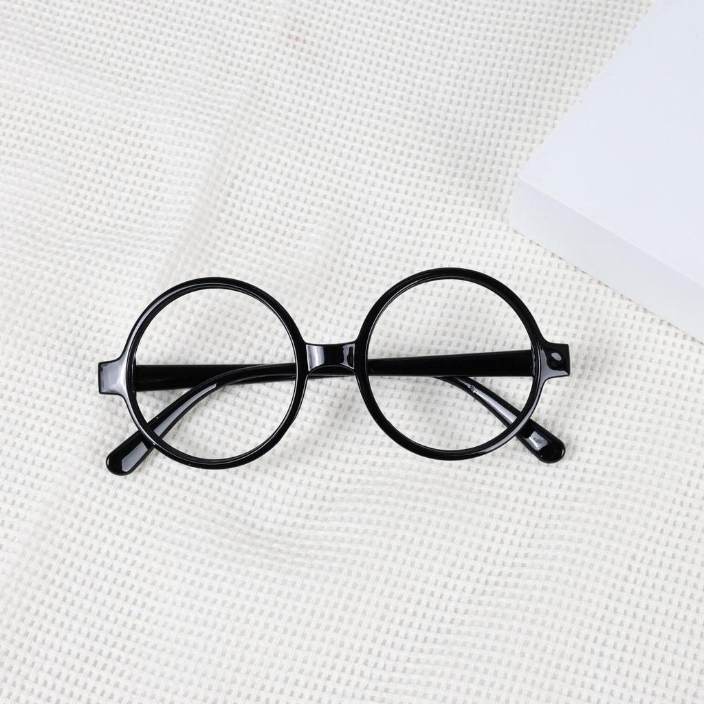 Korean-Style Fashionable Round Frame Decorative Glasses for Kids - No Lenses, Unisex Trendy Glasses for Boys and Girls