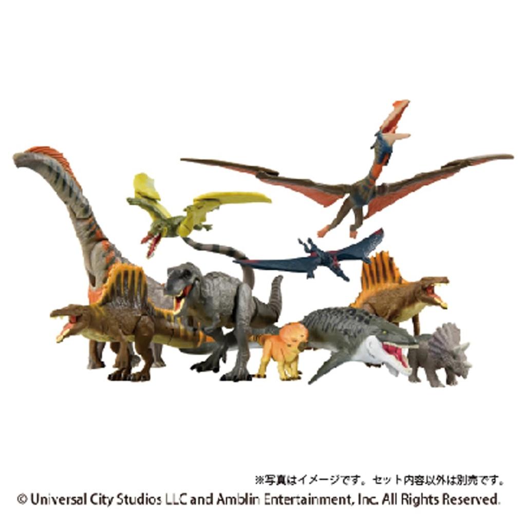 TAKARA TOMY Ania Jurassic World Land Titanosaurus DX Set Animal Dinosaur Toy for Ages 3 and Up