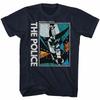 Das Police Message In A Bottle Navy Erwachsenen T-Shirt