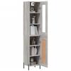 VidaXL Highboard Sonoma Grey 34.5x34x180 Cm Engineered Wood 3199503