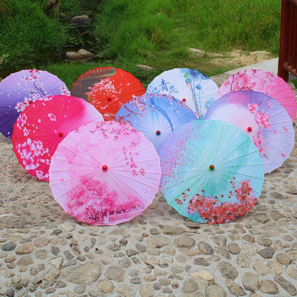 Parapluie en papier huilé 56cm Costumes Parapluie de photographie Scène de fête de demoiselles d'honneur