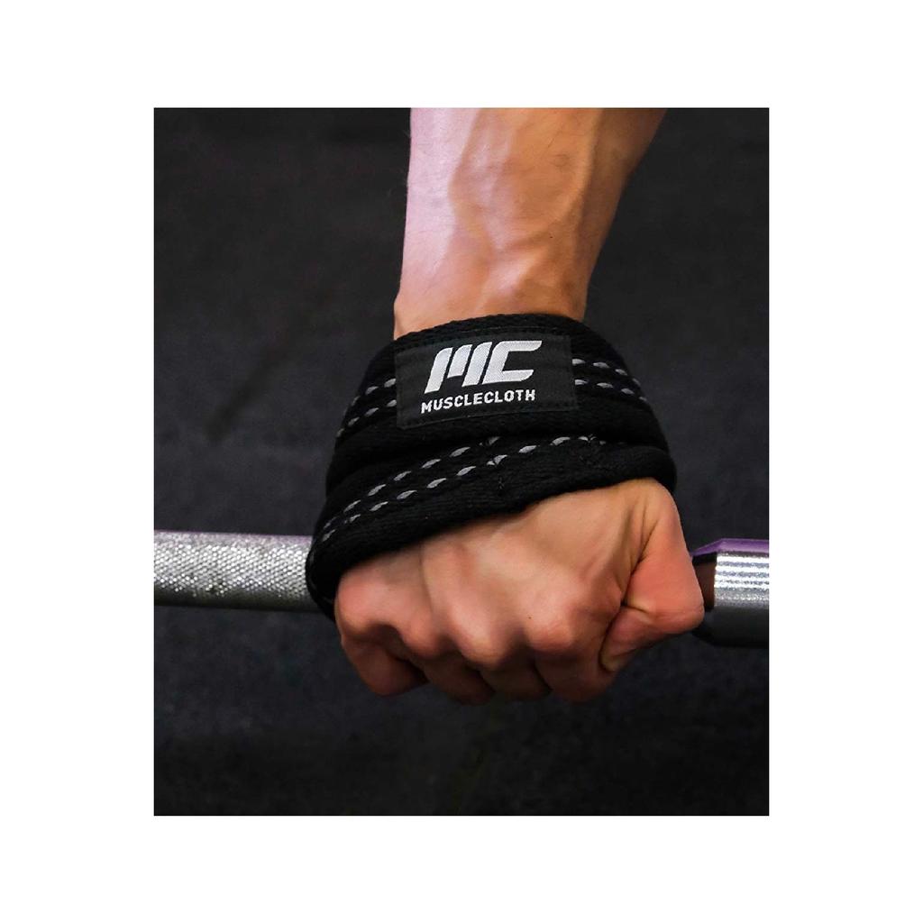 8 Loop Lifting Straps Gray (size L-xl)