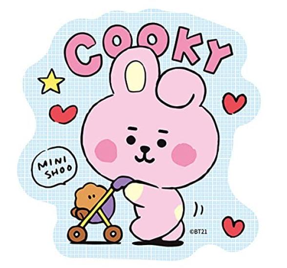 

Наклейка BT21 mini MY LITTLE BUDDY COOKY Вырубная (7)