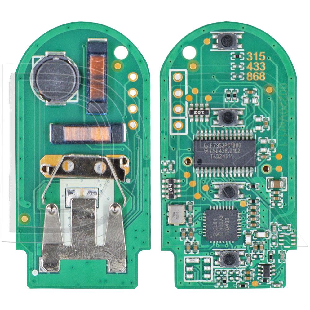 DR CAS4+FEM BDC Upgrade U-Stil ID49 PCF7945/53 315/433/868MHz Keyless Go Auto-Fernschlüssel für BMW 1 3 5 6 7 Serie F-Chassis