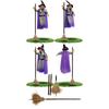Halloween Decoration Voice Control Witch Large Hanging Luminous Soundmaking Bar House Horror Decoration