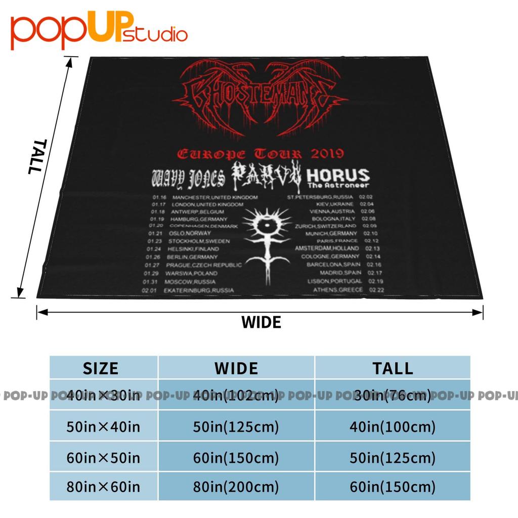 Rare Items Ghostemane Europe Tour Ultra-Soft Blanket Quilt Winter Sofa Cover Bed Covers
