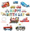 Tokyo Balloon Club Birthday Decorations for Vehicle Balloon Set with Vehicle Police Birthday 3rd Home Home Photo Birthday Photo Shoot [Reliable