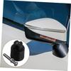 EXAOMBLE Bracket Extension Rod Rearview Mirror Accessories Rearview Mirror Mounting Kit Dash Accessories Motorcycle Rearview Mirror Holder Metal Black