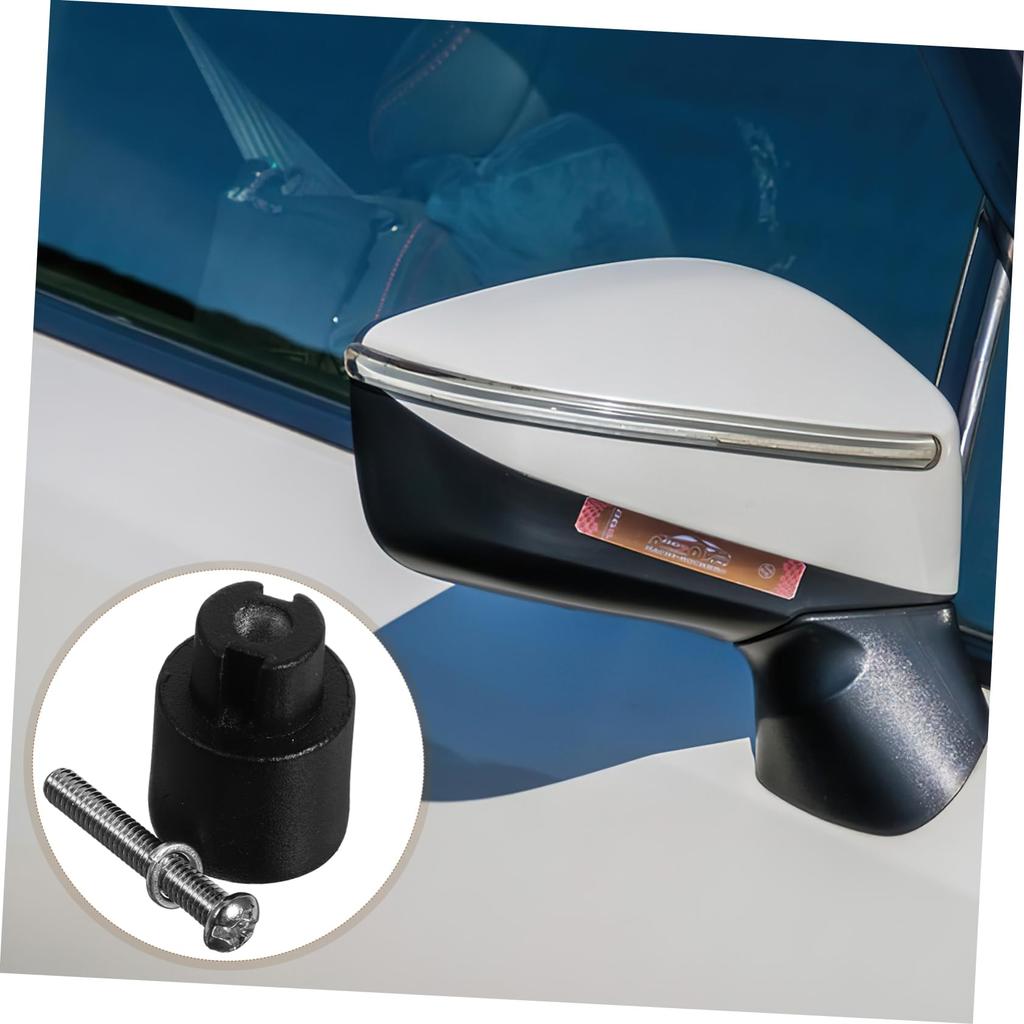 EXAOMBLE Bracket Extension Rod Rearview Mirror Accessories Rearview Mirror Mounting Kit Dash Accessories Motorcycle Rearview Mirror Holder Metal Black