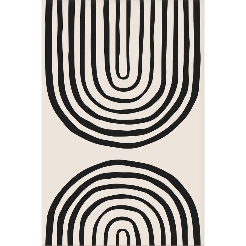 Nordic Bohemian Line Art Black Beige Minimalism Classic Retro Poster Canvas Paintings Wall Art Pictures Home Decor