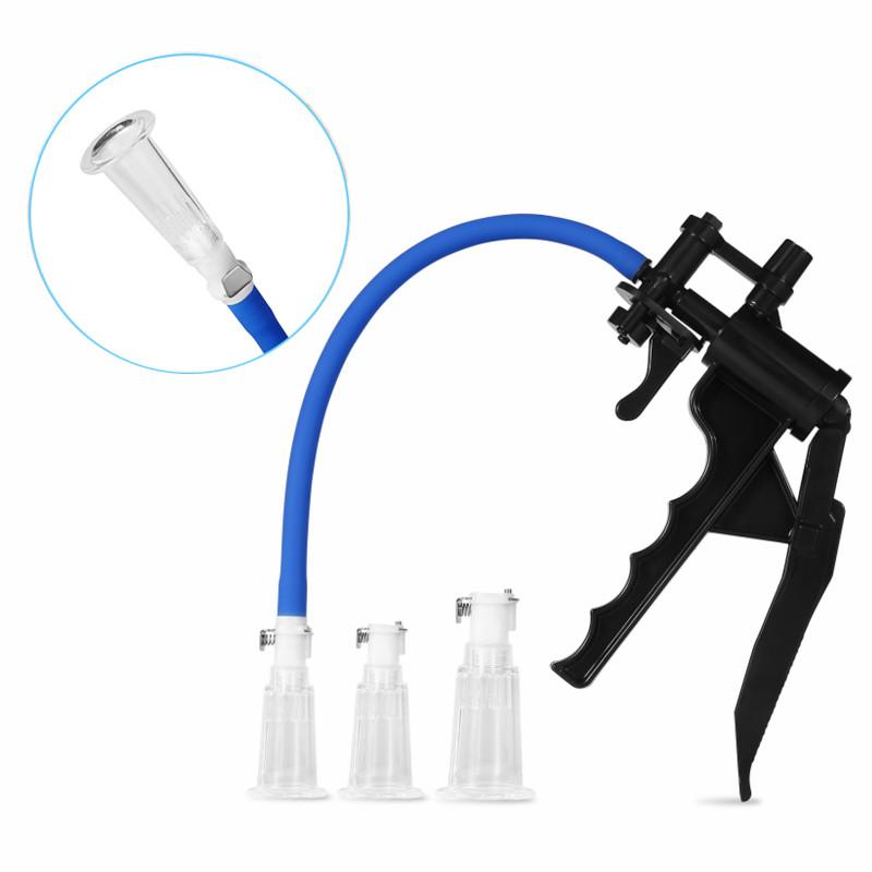 Female Manual Clitoral Pump Vacuum Pump Sucking Set Acrylic Cylinder Nipple Vagina Suction Cup Supplies Adult Erotic Sex