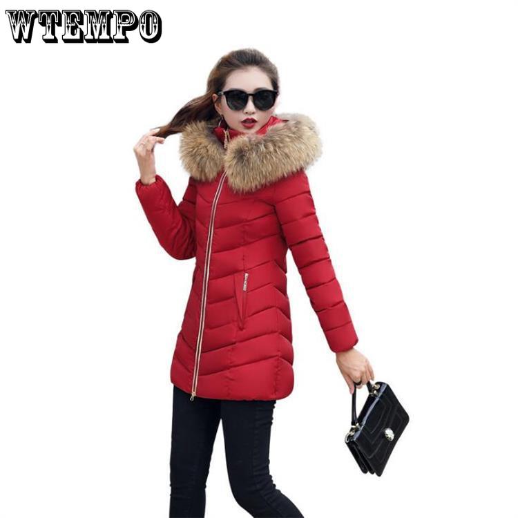 Зимняя корейская версия хлопкового пальто для женщин в длинном сечении — фото 6