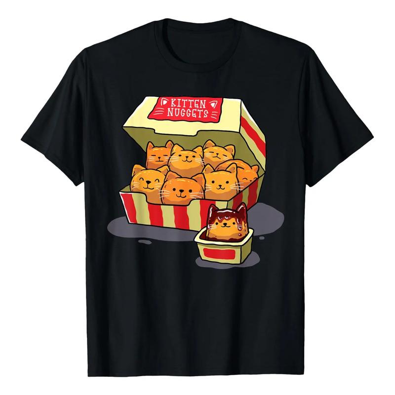 Camiseta De Nuggets De Pollo Con Forma De Juego De Palabras S