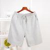 Herren-Pyjamahose, Lounge-Schlafshorts, atmungsaktive Pyjama-Shorts mit Taschen, Kordelzug, dehnbare Home-Shorts, Jogger, sportliche, lässige Sweat-Shorts