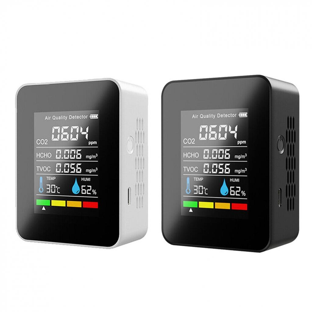 Air Quality Monitor 89 * 70 * 35mm ABS Material Brand New