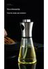 304 Stainless Steel Glass Oil Spray Bottle - Press for Controlled Oil Dispensing