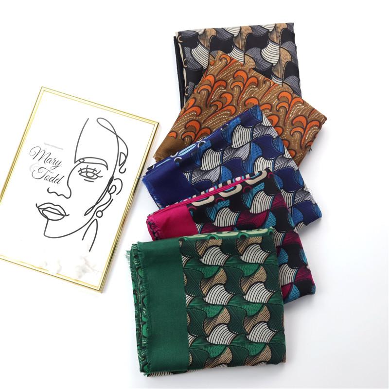 Autumn Women Tassel Viscose Scarf Bohemian Floral Cotton Hijab Shawls And Wraps Foulard Echarpe Bufandas Muslim Sjaal 180*90Cm