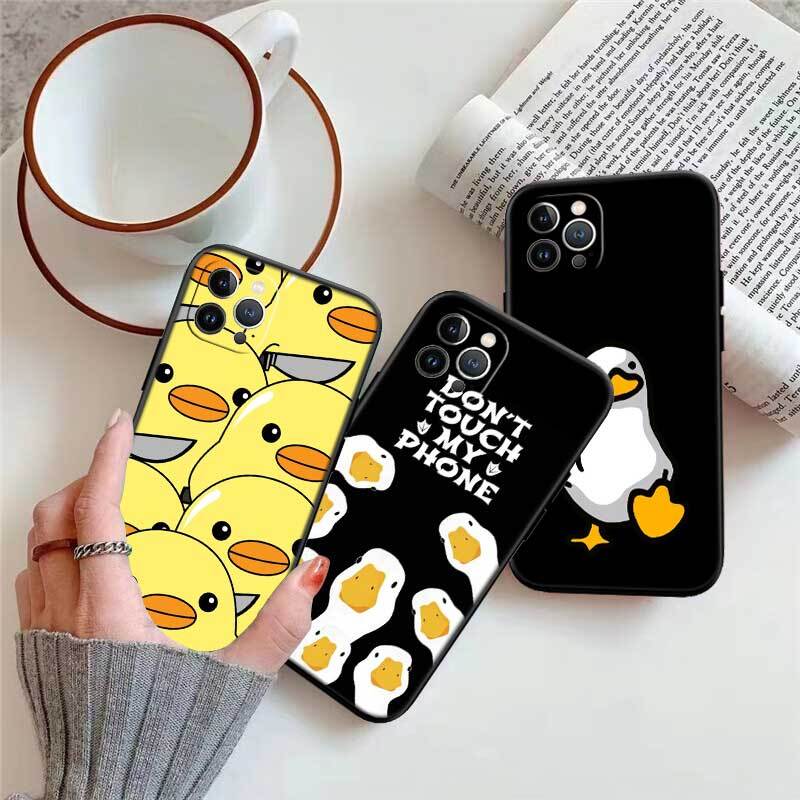 DUCK Cartoon Phone Case for Redmi Note 12 12S 12C 13 13C 13R 14 14S 14R 14C 11A 13X A3 A3X A4 A5 Pro Max Plus