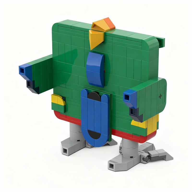 207pcs MOC Parrot Shaped Eyeglass Holder Creator Model Building Blocks Construction Toy Christmas Gifts DIY Creative Idea Brick