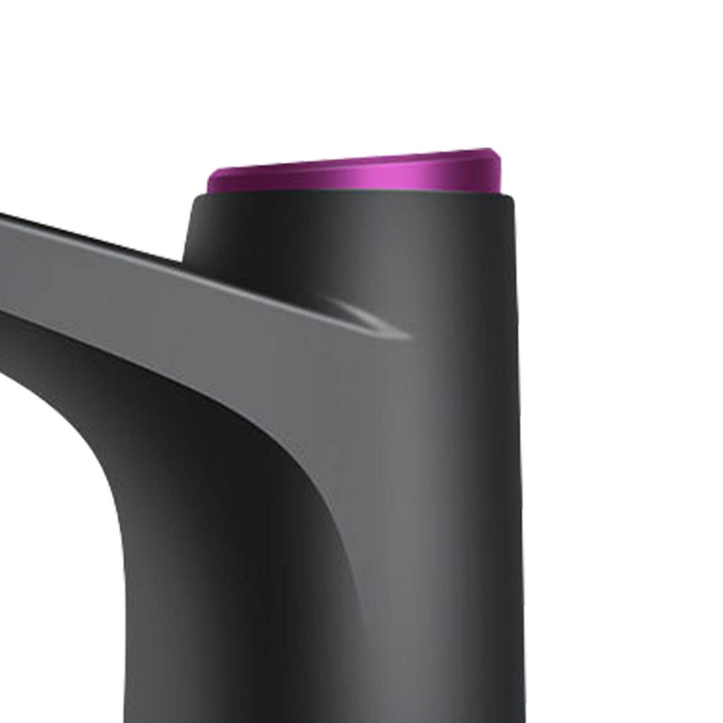 Water Bottle Dispenser BPA Free Quiet 4W 1200mAh Battery Portable Automatic Drinking Water Pump for Home Office Black