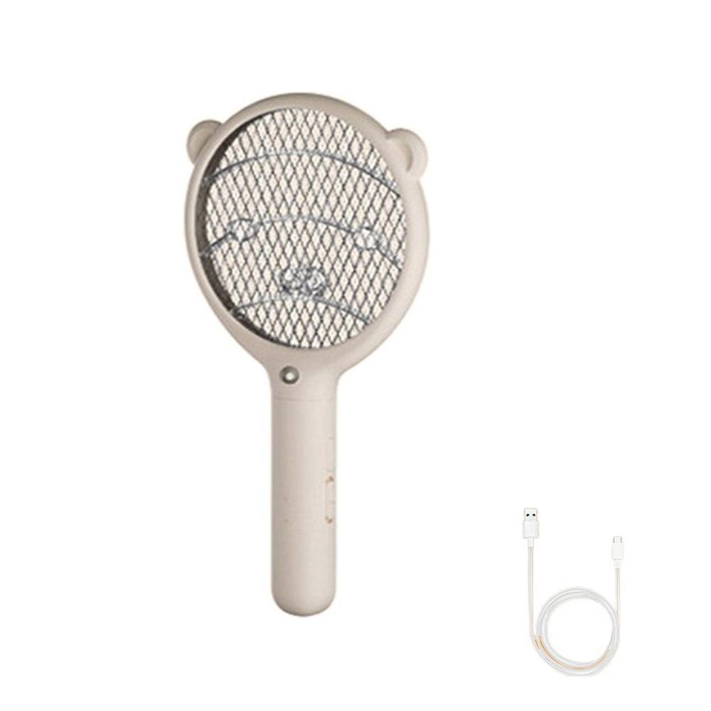 

Lightweight Fly Insect Mosquito Swatter 225mAh Battery Zapper Swatter for Home абрикосовый