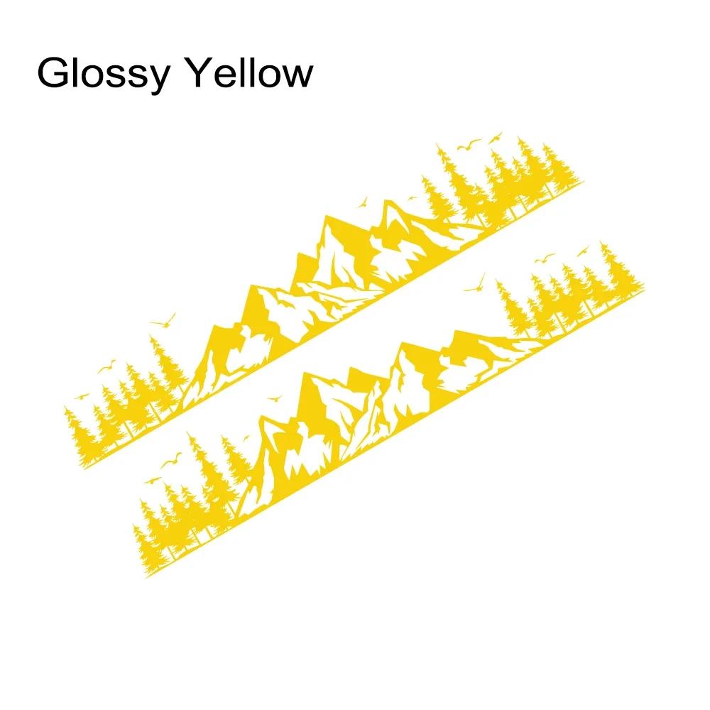 Car Sticker Van Camper Vinyl Decal Mountain Forest Decoration For Truck Camper RV Bus Caravan Body Auto Tuning Decor Accessories