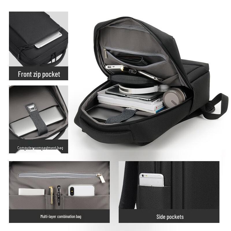 Lingjing Men's 16-inch Business Laptop Backpack