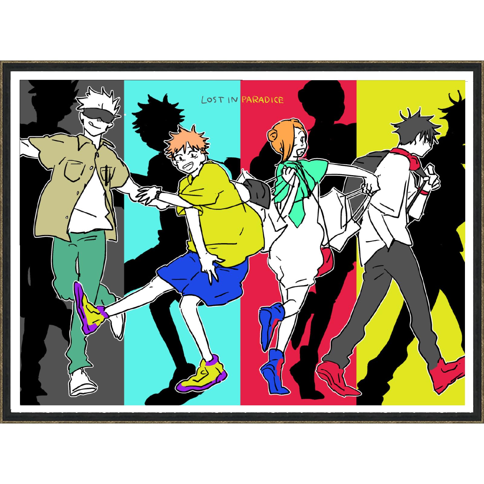 

Набор для вышивки крестом Jujutsu Kaisen 11CT 3 нити 40X50см Jujutsu Kaisen Сезон 2 Украшения ручной работы Красочный дизайн для начинающих и продвинутых