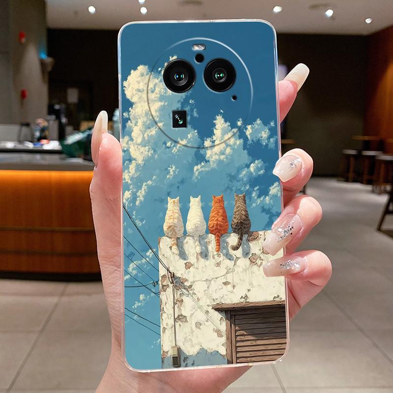 Casing For Oppo Find X6 Pro / X6 5G Luxury Dragon Cute Cool Boys Girls Transparent Soft TPU Phone Case Clear Silicone Back Cover