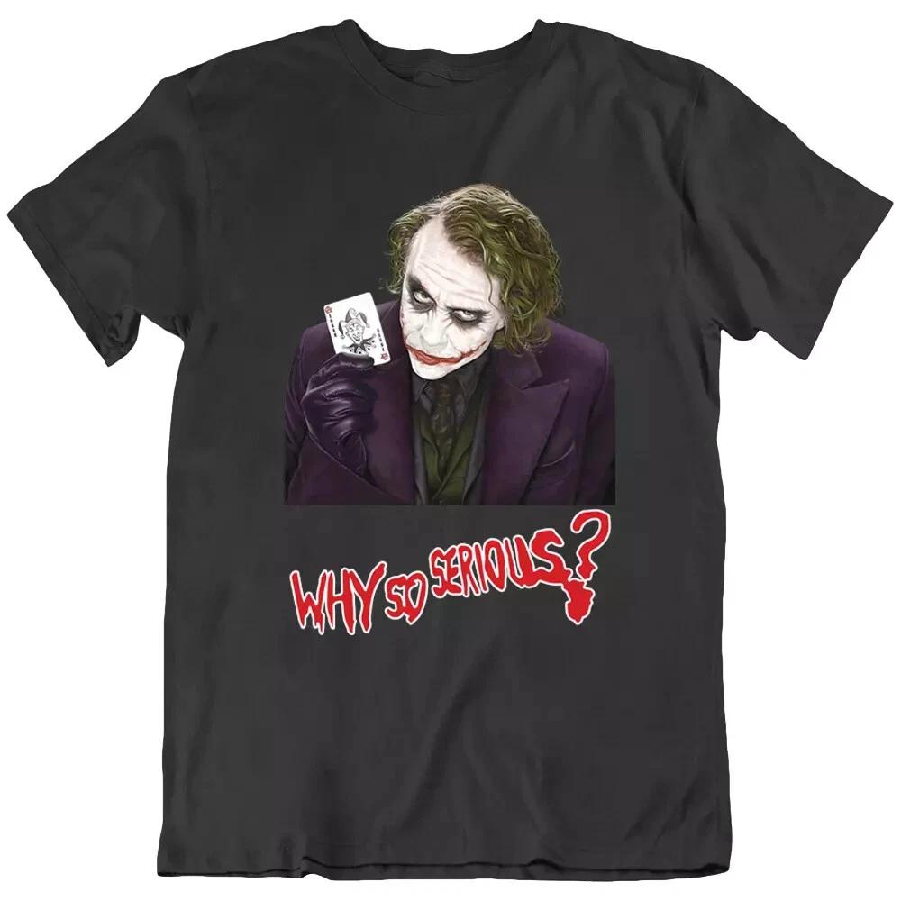 Joker Heath Ledger Why So Serious? Joker Game T Shirt Tee Gift New S