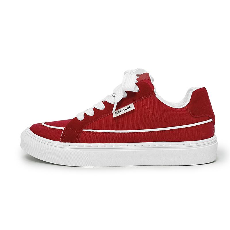 Summer Ins Board Shoes Flat Canvas Shoes Men's Summer Versatile Casual White Korean Version Student Comfortable Lace Up Shoes