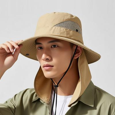 Outdoor Shawl Breathable Fisherman Hat Travel Camping Fishing Sun Hat