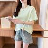 Short-sleeved T-shirt for Women Summer New Design Niche Irregular Short Top