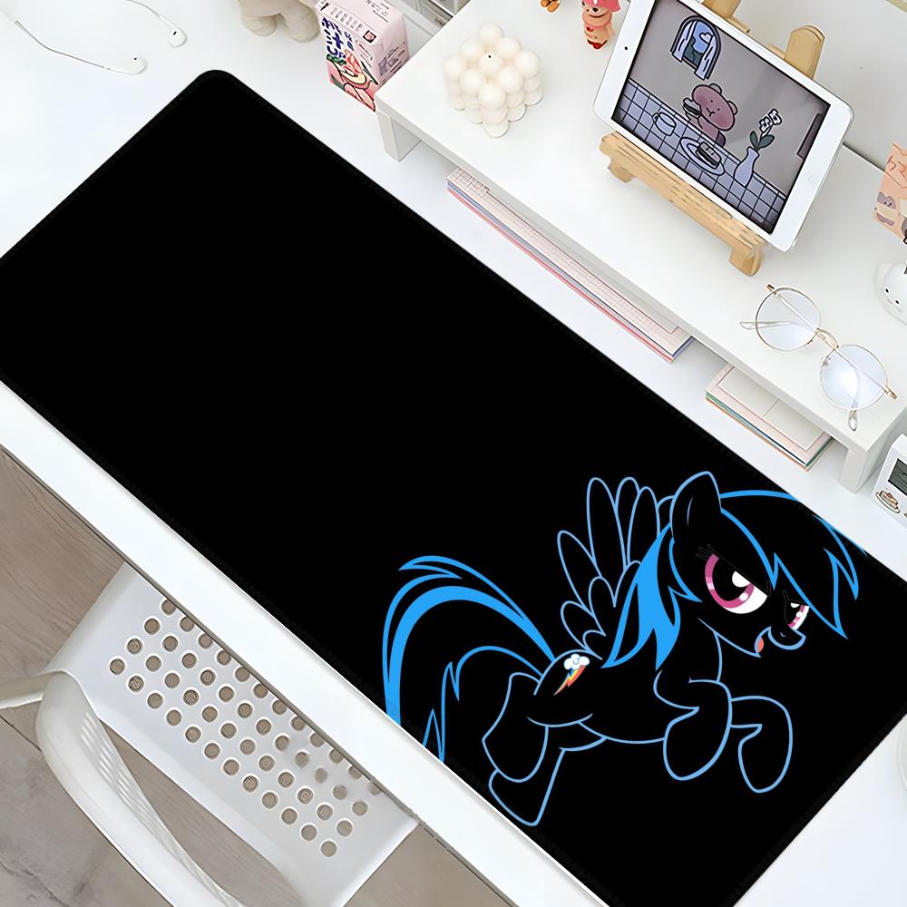 My L-LittleS PonyS Mouse Pad Gaming Locking Edge Big Computer Gamer Cool Large Rubber Art Mousepad Laptop Desk Mat
