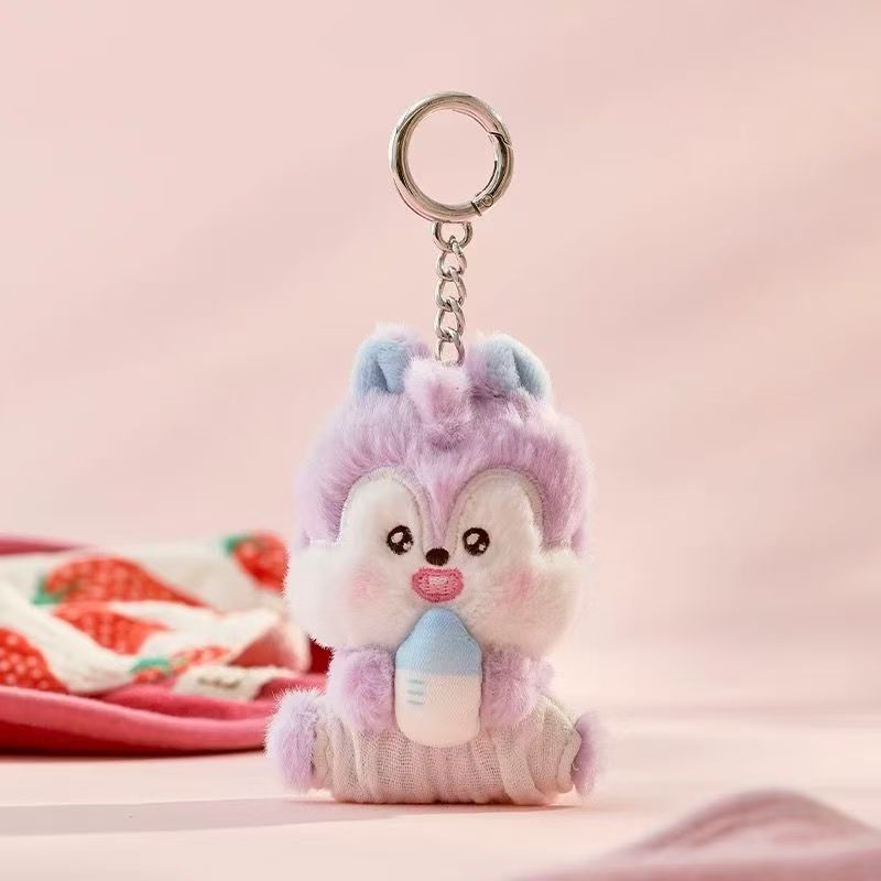 BTS BT21 Plyšová panenka Kpop klíčenka Plyšová hračka Verze pro novorozence