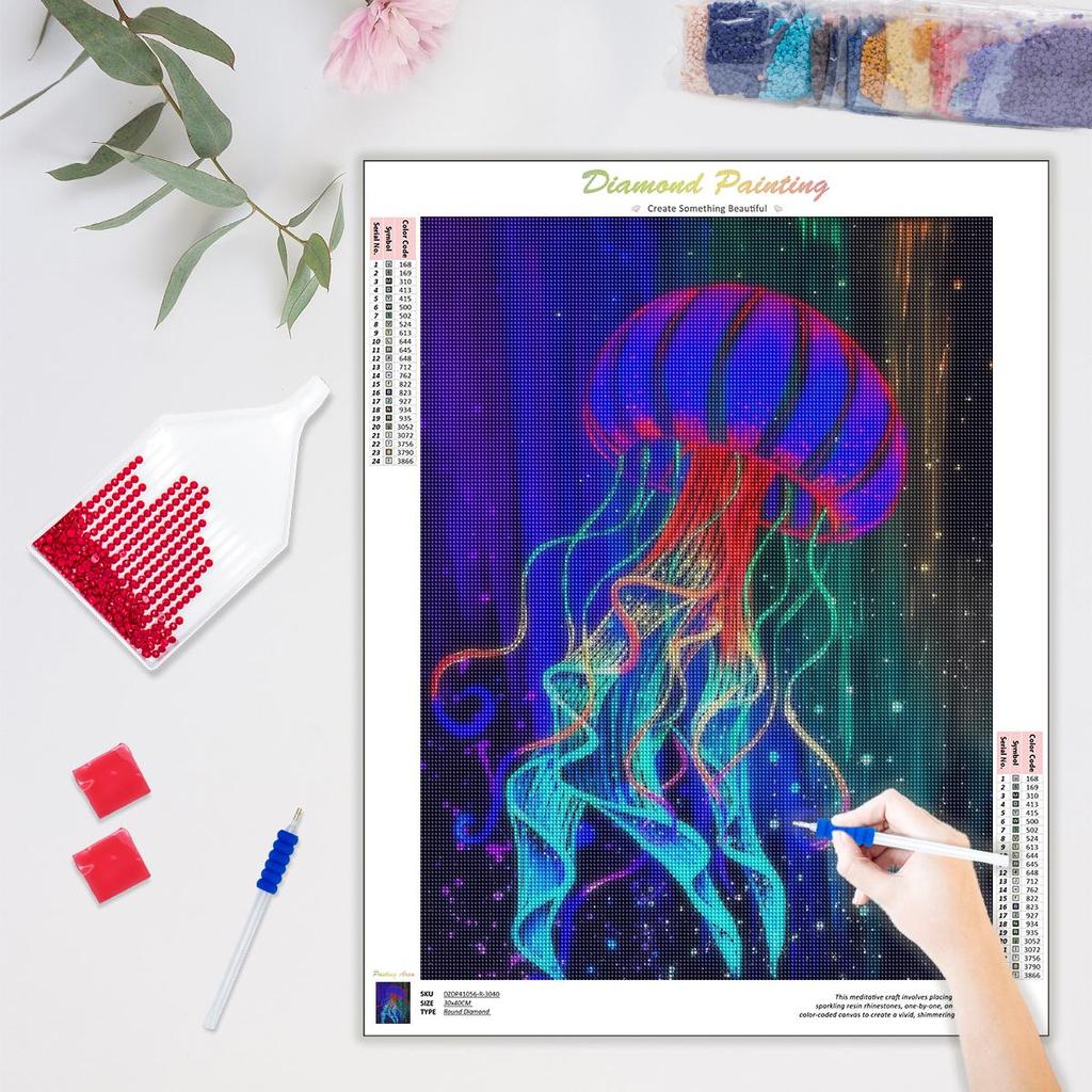 5D DIY Diamond Painting Embroidery Medusa Animal Full Round Handmade Home Decoration 30x40cm/12x16inch