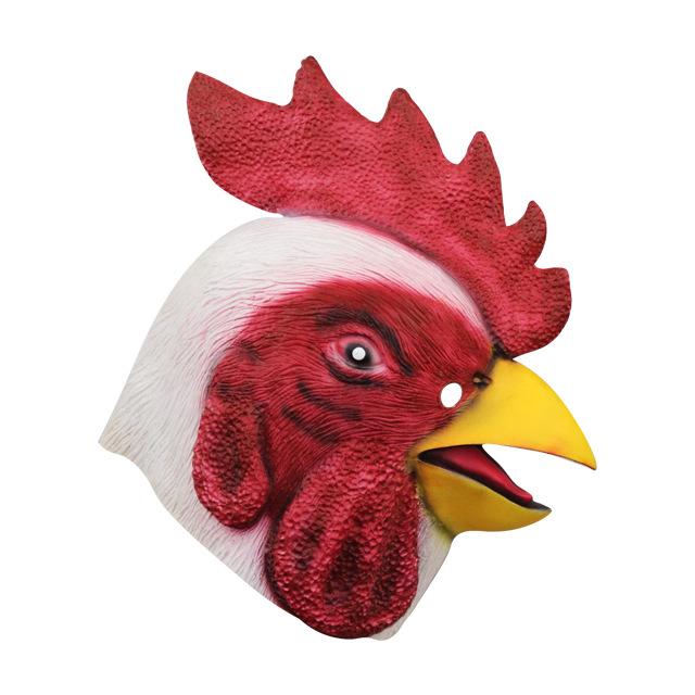 New rooster mask headgear Halloween cosplay Animal head Rooster mask