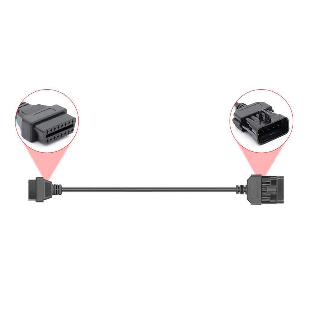 Easy Installation OBD2 Diagnostic Cable 10 Pin Interfaces for Fast and Accurate Vehicle Maintenance Fault Code Clearing