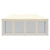 Vidaxl Foldable Party Tent With Walls, Cream, 3X6 M