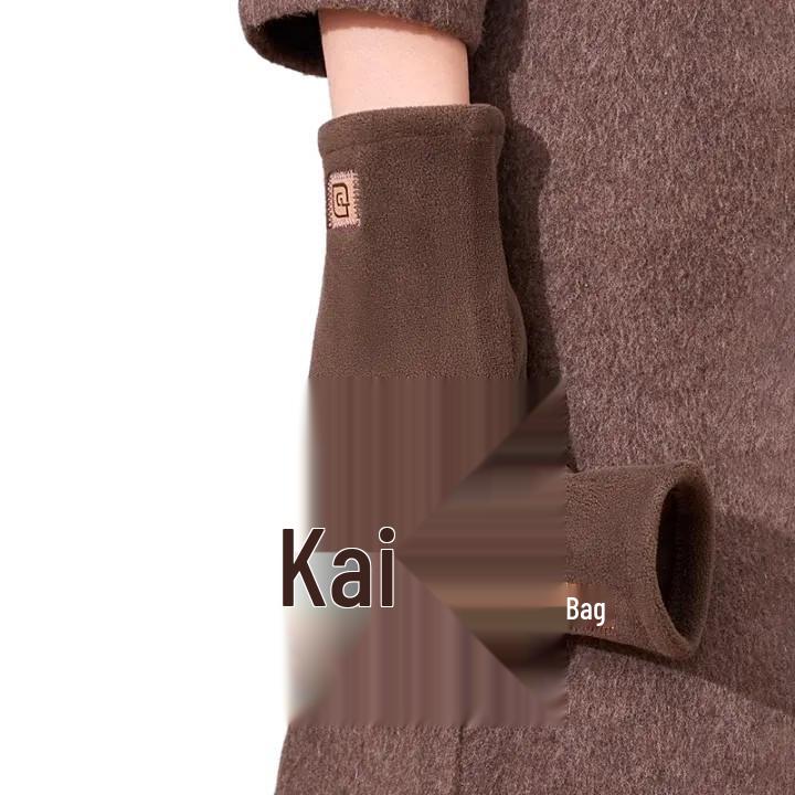 Women's Winter Touchscreen Cycling Gloves 2026 - Windproof, Double-Sided Fleece Lined, Thickened Warm Gloves