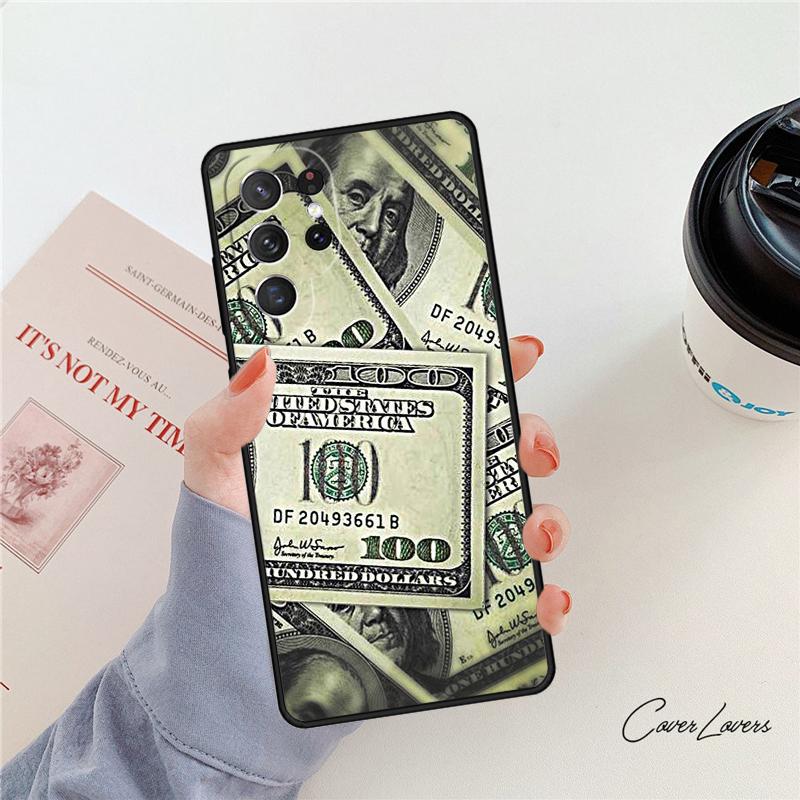 

Dollars Money phone case For Samsung Galaxy S24 S25 S23 S22 Ultra Note 10 20 Plus S20 S21 FE Cover Note10 Pro(Plus)