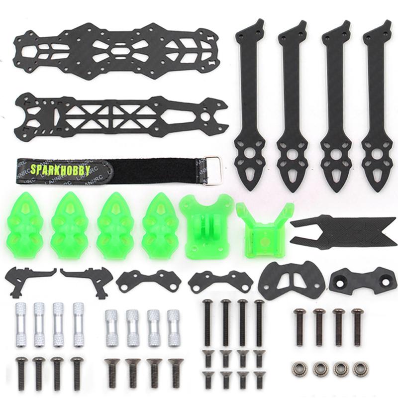 Lannrc Mark4 5inch Fpv Carbon Fiber Frame 225mm Wheelbase 5mm Arm Freestyle Long Range Frame For Rc